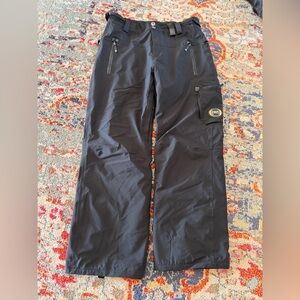 Rossignol men's L black snowboard/ski pants great condition snow pet free home
